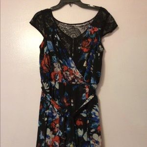 Floral dress brand Betsy Johnson size 10